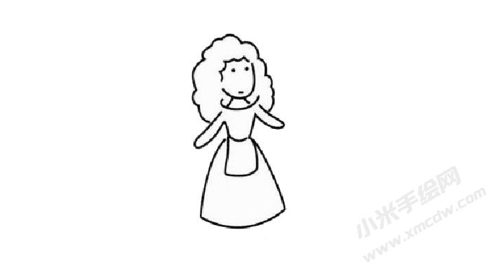 牧羊女兒童簡(jiǎn)筆畫(huà)步驟02.jpg