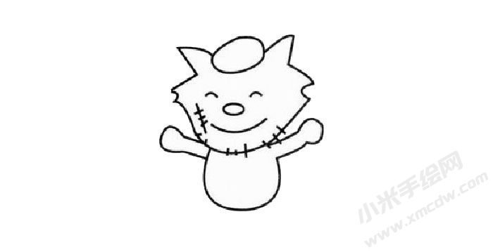 灰太狼簡(jiǎn)筆畫(huà)步驟02.jpg