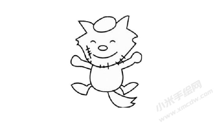 灰太狼簡(jiǎn)筆畫(huà)步驟03.jpg