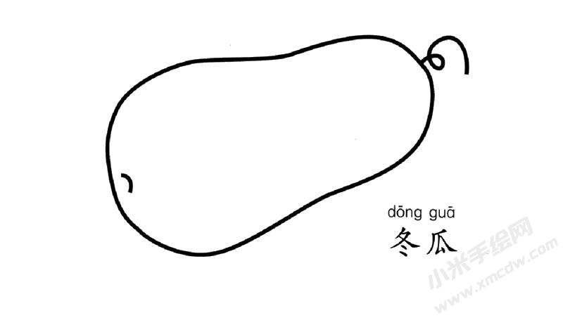 冬瓜兒童簡(jiǎn)筆畫圖片