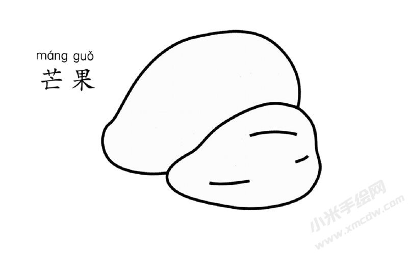 芒果兒童簡(jiǎn)筆畫(huà)圖片