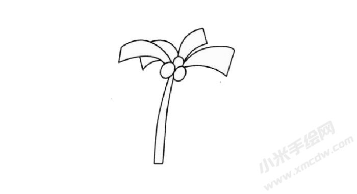 椰子樹(shù)兒童簡(jiǎn)筆畫(huà)步驟02.jpg