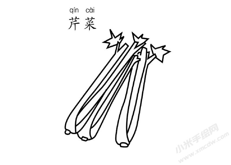 芹菜簡(jiǎn)筆畫圖片