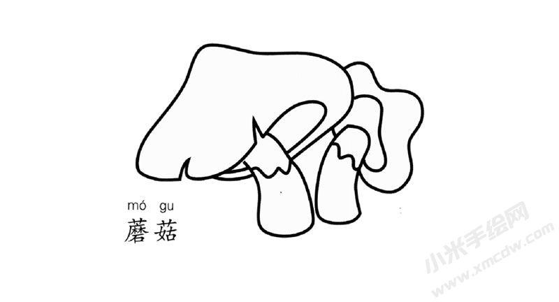 蘑菇兒童簡(jiǎn)筆畫圖片