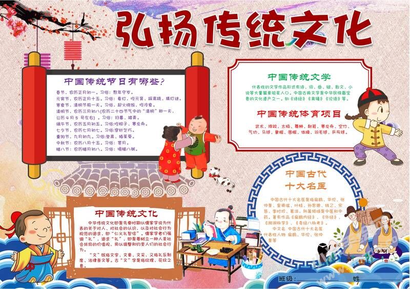 弘揚(yáng)傳統(tǒng)文化手抄報(bào)模板02.jpg
