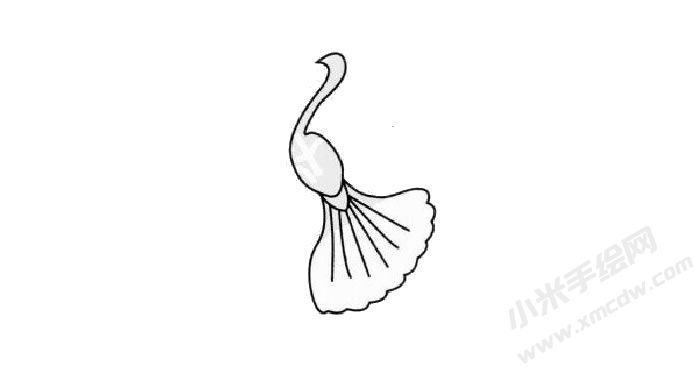 孔雀兒童簡(jiǎn)筆畫步驟01.jpg
