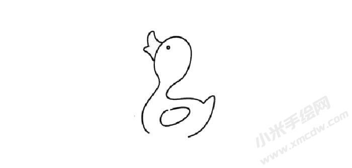 鴨子簡(jiǎn)筆畫創(chuàng)作步驟02.jpg