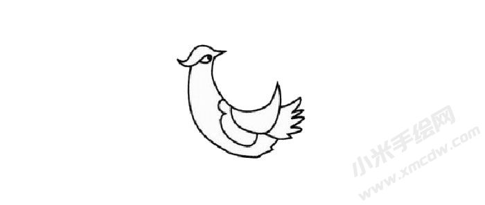 野雞簡(jiǎn)筆畫(huà)創(chuàng)作步驟02.jpg