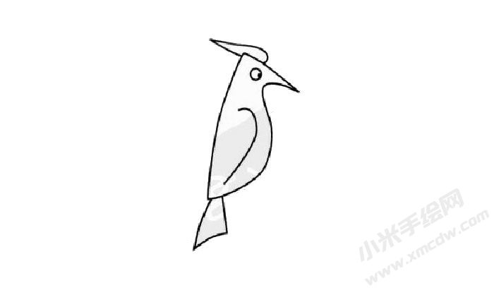 啄木鳥兒童簡(jiǎn)筆畫步驟03.jpg