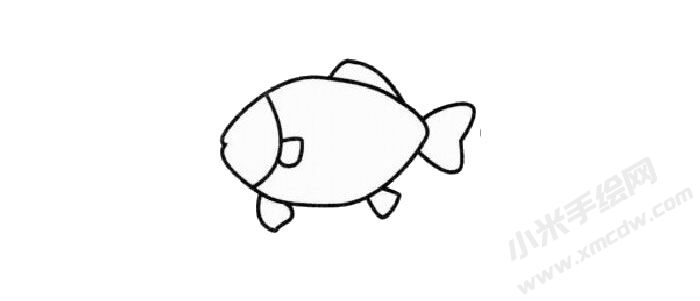 鯽魚簡筆畫創(chuàng)作步驟02.jpg