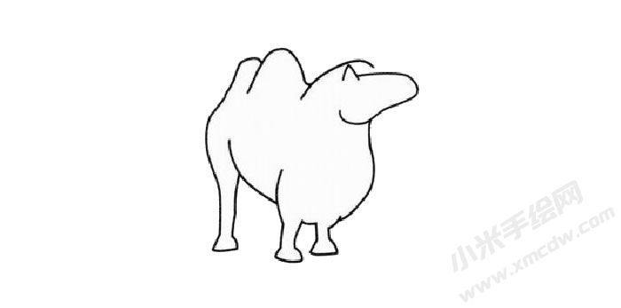 駱駝簡(jiǎn)筆畫繪制步驟02.jpg
