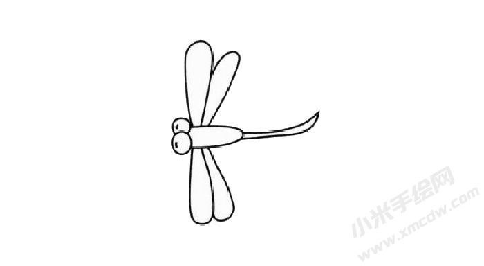 蜻蜓簡(jiǎn)筆畫繪制步驟03.jpg
