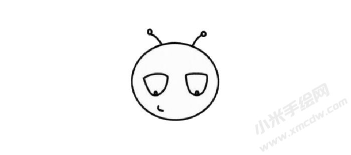 青蟲簡(jiǎn)筆畫繪制步驟01.jpg