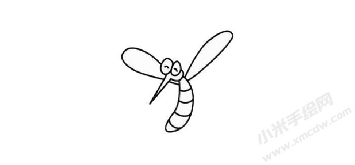 蚊子簡(jiǎn)筆畫繪制步驟02.jpg