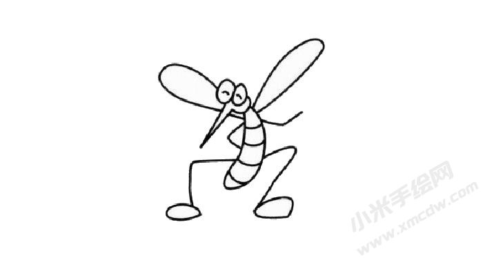 蚊子簡(jiǎn)筆畫繪制步驟03.jpg