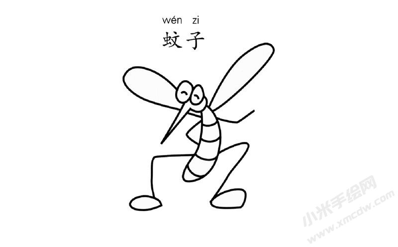 蚊子簡(jiǎn)筆畫圖片