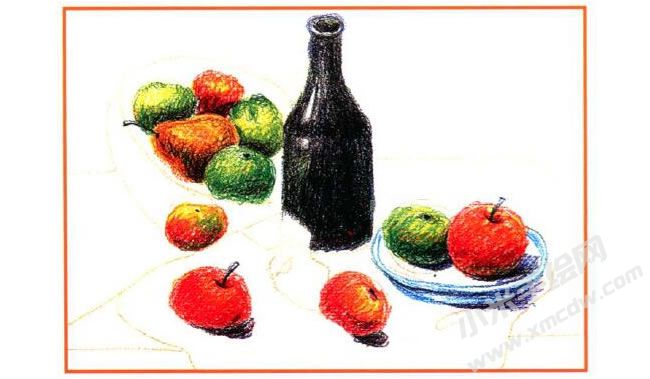 水果靜物油畫棒創(chuàng)作步驟03.jpg