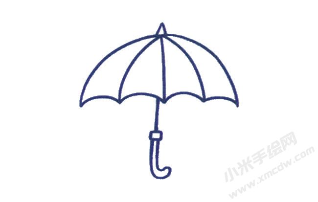 雨傘兒童簡(jiǎn)筆畫(huà)繪制步驟03.jpg