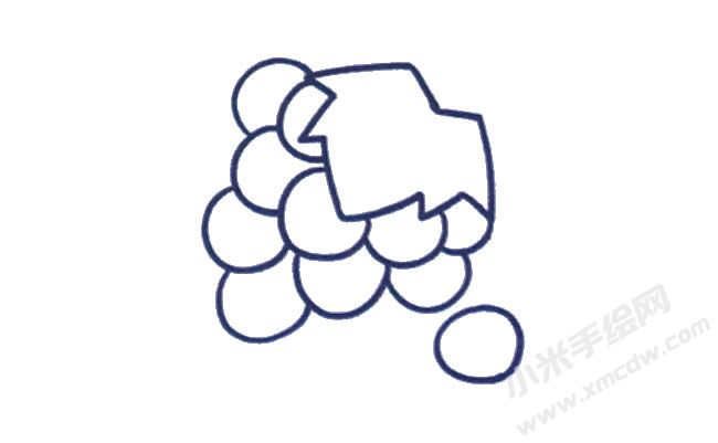 葡萄簡(jiǎn)筆畫(huà)繪制步驟02.jpg