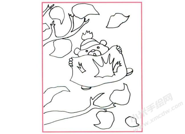 樹葉寶寶油畫棒創(chuàng)作步驟01.jpg