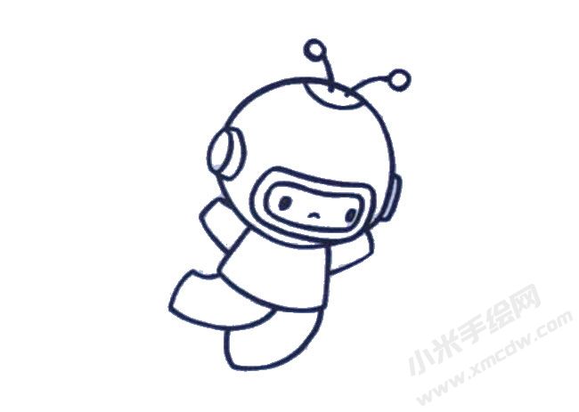 宇航員簡(jiǎn)筆畫(huà)創(chuàng)作步驟03.jpg