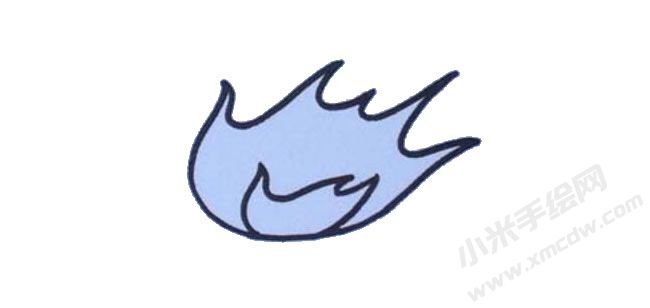 篝火簡(jiǎn)筆畫繪制步驟02.jpg