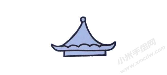 涼亭簡(jiǎn)筆畫(huà)繪制步驟01.jpg