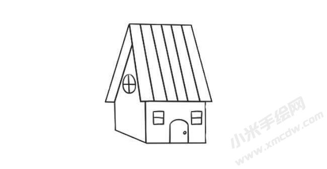 木屋簡(jiǎn)筆畫繪制步驟05.jpg