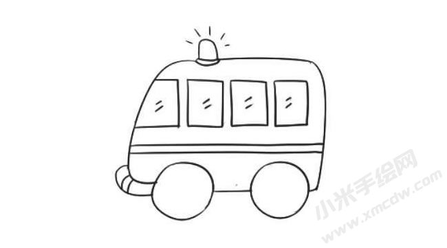 救護(hù)車簡(jiǎn)筆畫繪制步驟07.jpg