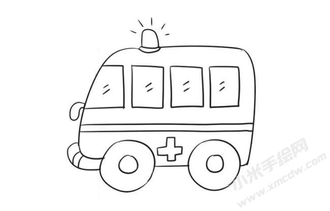 救護(hù)車簡(jiǎn)筆畫繪制步驟09.jpg