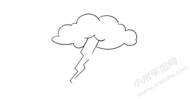雷電簡(jiǎn)筆畫(huà)繪制步驟04.jpg