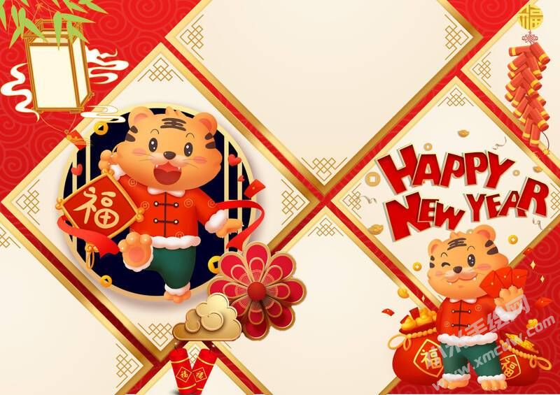 英文版新年好手抄報(bào)模板無(wú)字版.jpg
