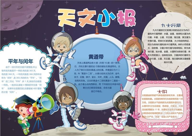 天文小報(bào)手抄報(bào)模板02.jpg