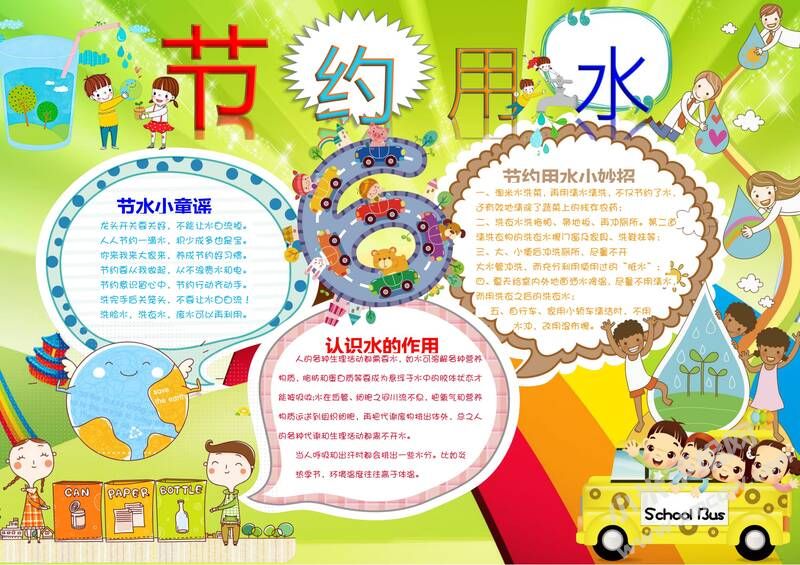 節(jié)約用水手抄報模板02.jpg