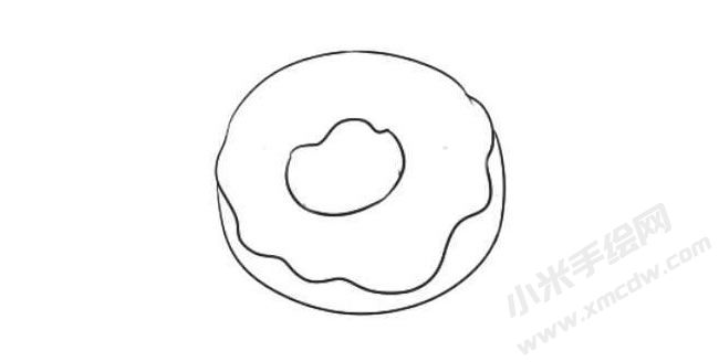 甜甜圈簡(jiǎn)筆畫繪制步驟03.jpg