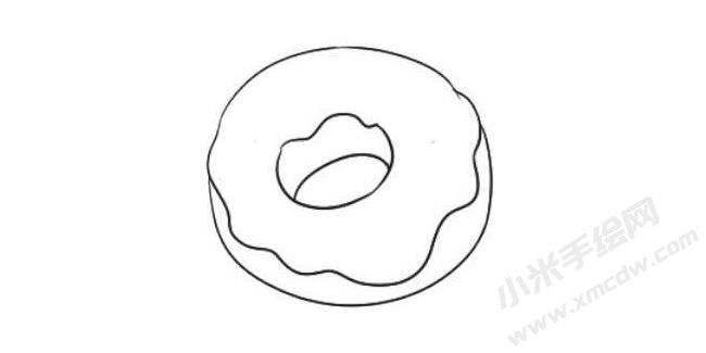 甜甜圈簡(jiǎn)筆畫繪制步驟04.jpg