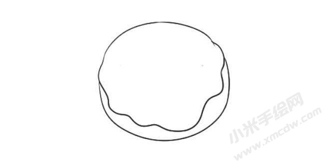 甜甜圈簡(jiǎn)筆畫繪制步驟02.jpg