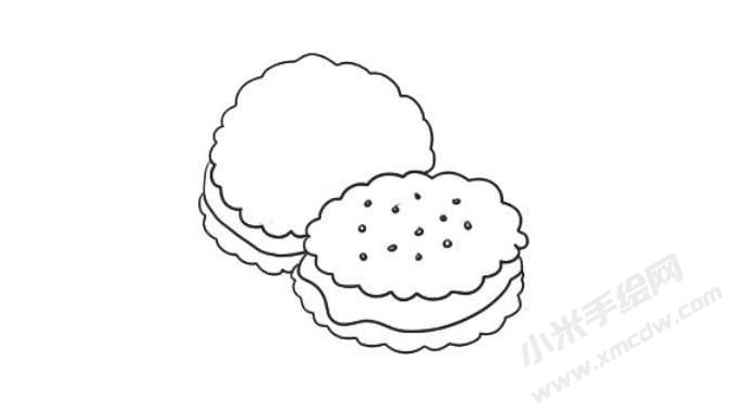 餅干簡(jiǎn)筆畫繪制步驟08.png