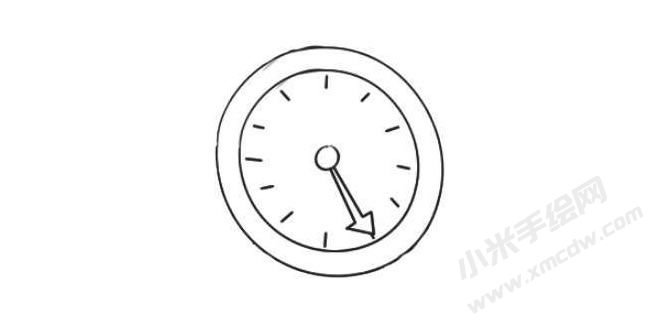 鬧鐘簡筆畫繪制步驟03.jpg