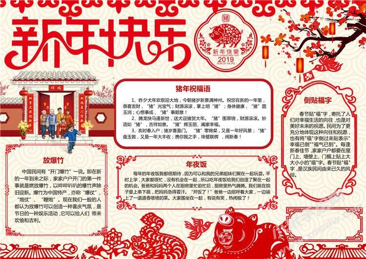 豬年新年快樂(lè)手抄報(bào)模板01.jpg