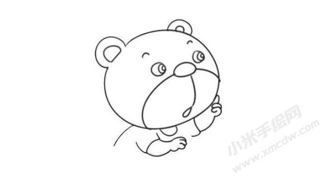 狗熊簡(jiǎn)筆畫(huà)法步驟05.jpg