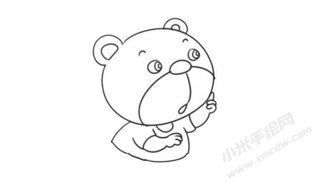 狗熊簡(jiǎn)筆畫(huà)法步驟06.jpg