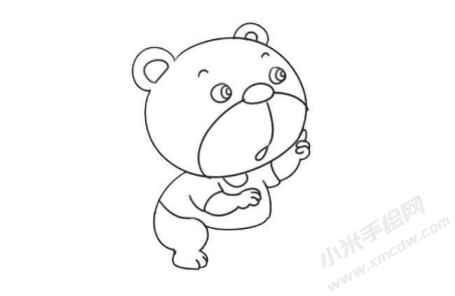 狗熊簡(jiǎn)筆畫(huà)法步驟07.jpg