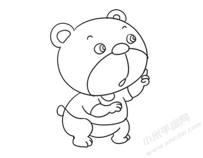 狗熊簡(jiǎn)筆畫(huà)法步驟09.jpg