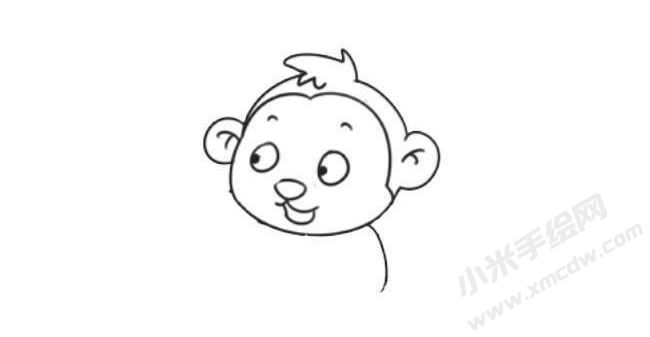 猴子簡(jiǎn)筆畫法步驟04.jpg