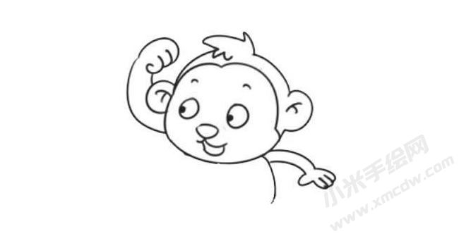 猴子簡(jiǎn)筆畫法步驟06.jpg