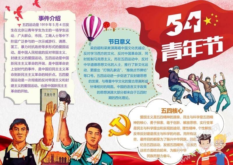 54青年節(jié)手抄報模板02.jpg
