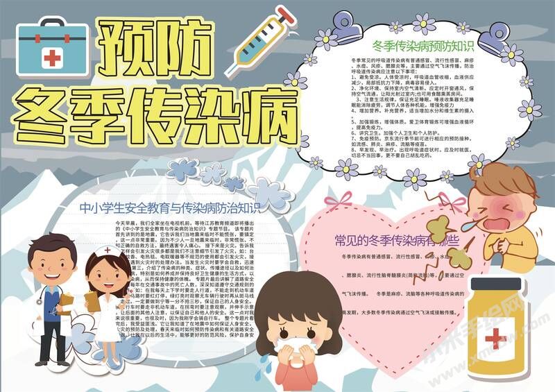 預(yù)防冬季傳染病手抄報(bào)模板有字版.jpg