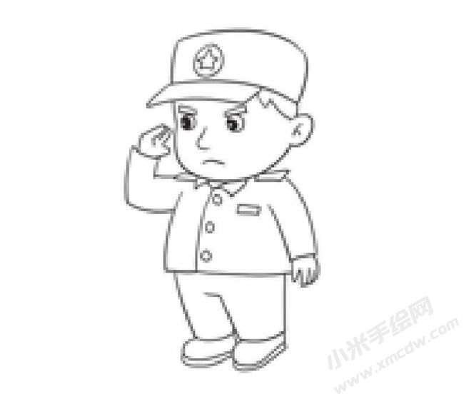 軍人簡筆畫法步驟09.jpg