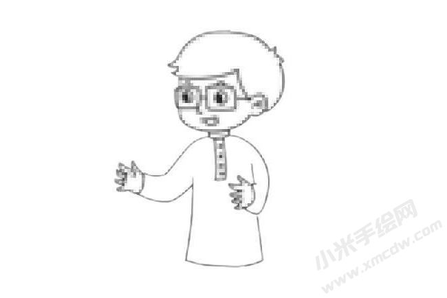 律師簡(jiǎn)筆畫(huà)繪制步驟07.jpg